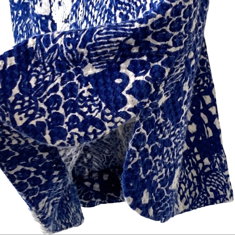 Lilly Pulitzer For Target Blue/White Patterned Dress w/Trim - Picture 10 of 14